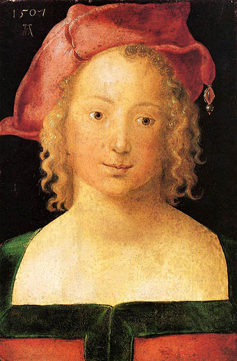 Bildnis eines jungen Mdchens mit rotem Barett
