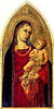 Madonna mit Kind (Teilstck aus einem Polyptichon mit dem heiligen Nikolaus von Bari und Sankt Prokolus)