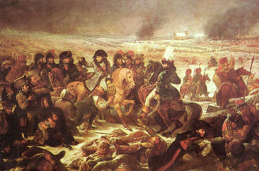 Napoleon auf dem Schlachtfeld von Preuisch-Eylau