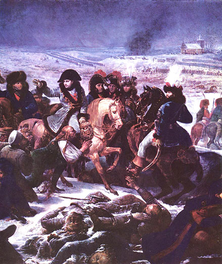 Napoleon auf dem Schlachtfeld von Preuisch-Eylau (Ausschnitt)