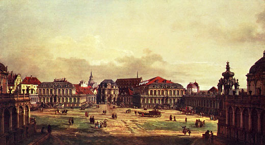 Zwingerhof in Dresden