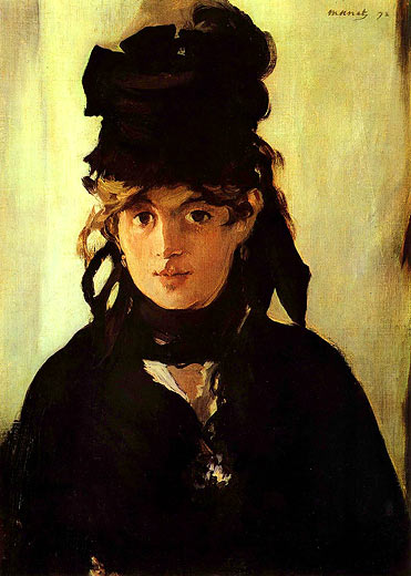 Berthe Morisot mit dem Veilchenstrau