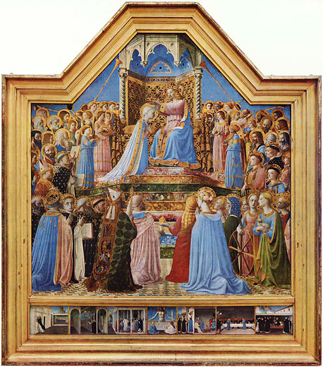 Krnung Mari und Szenen aus dem Leben des Hl. Dominikus