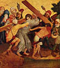 Thomasaltar, Fragment vom linken Flgel innen unten: Kreuztragung Christi