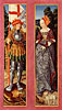 Dreiknigsaltar, Flgelbilder: Die Heiligen Georg und Agnes