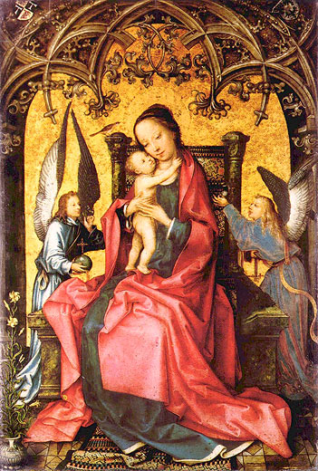Maria wird von Engeln gekrnt