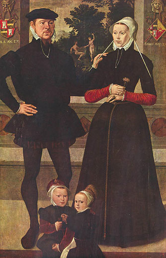 Portrt der Familie van Gindertaelen