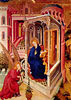 Altar fr Philipp den Khnen, Herzog von  Burgund, linker Flgel: Verkndigung und Heimsuchung (Ausschnitt)