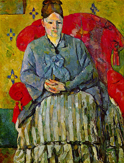 Madame Czanne im roten Lehnstuhl