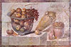 Stilleben mit Frchtekorb und Vasen (aus dem Hause der Julia Felix in Pompeji)