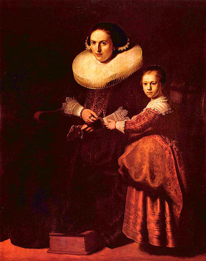 Susanna Pellicorne und ihre Tochter Eva