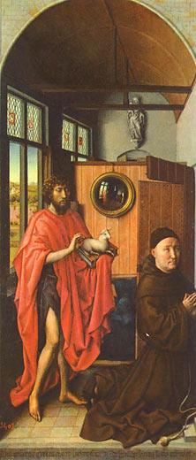 Johannes der Tufer und der Magister Heinrich von Werl aus Kln