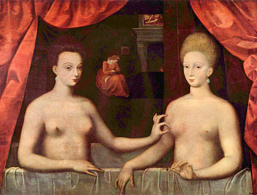 Gabrielle d'Estres und ihre Schwester