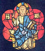 Thronender Christus (aus dem frhgotischen Teil des Straburger Mnsters)