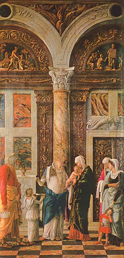 Triptychon, rechter Flügel : Beschneidung Christi