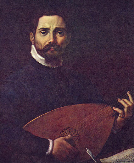 Bildnis des Giovanni Gabrielle mit der Laute
