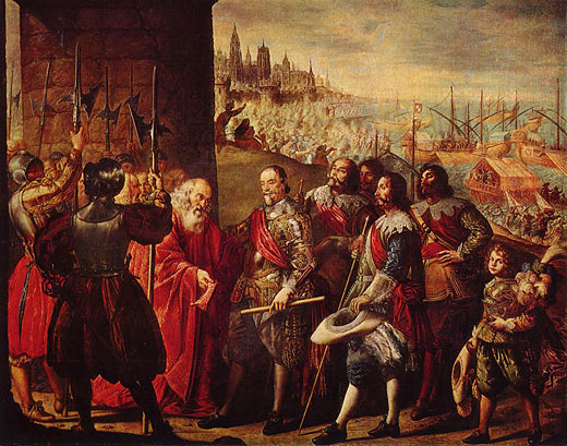 Die Entsetzung Genuas durch den Marqués de S. Cruz