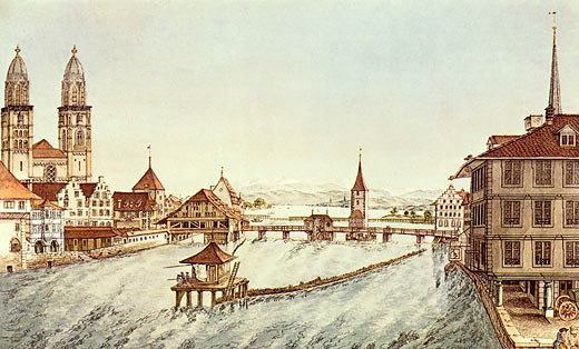 Ansicht von Zürich (nach J. J. Aschmann)