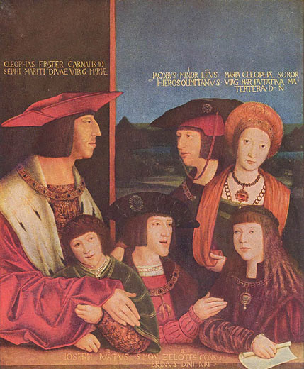 Bildnis des Kaisers Maximilian und seiner Familie