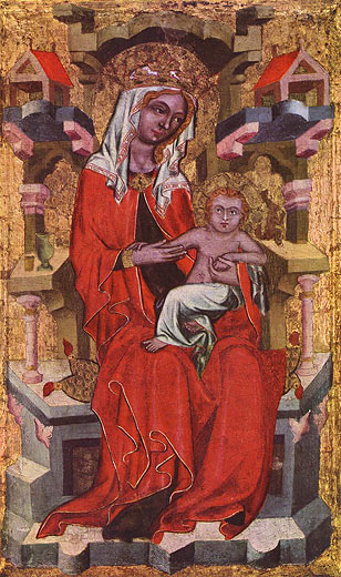 Thronende Madonna