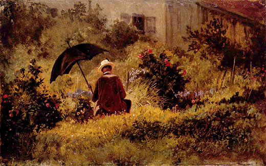 Der Maler im Garten