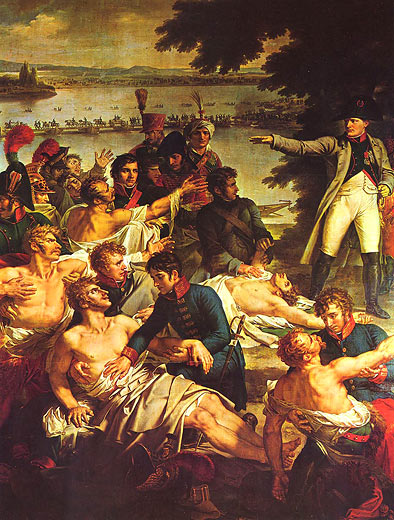 Napoleons Rckkehr auf die Insel Lobau am 23. Mai 1809 (Ausschnitt)