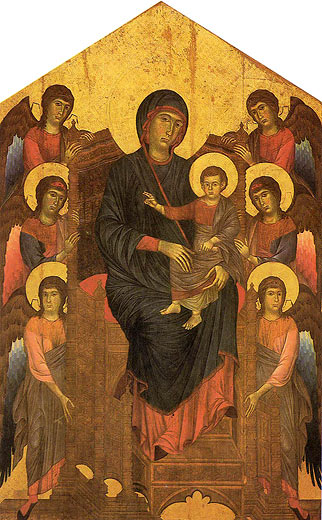 Maria mit Engeln (aus S. Francesco in Pisa)