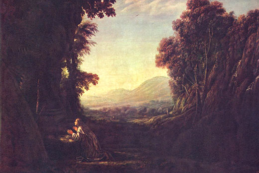 Landschaft mit bender Magdalena