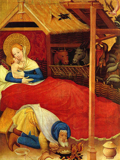 Wildungen-Altar: Geburt Christi, Die Kindheitsgeschichte Christi