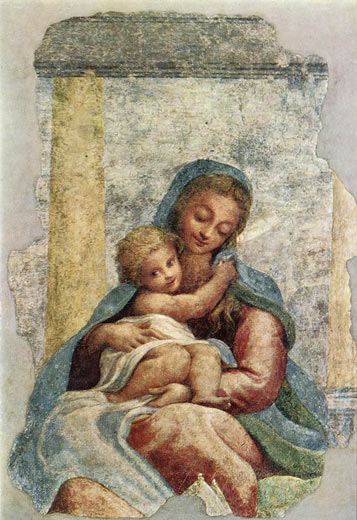Madonna della Scala (Fragment)