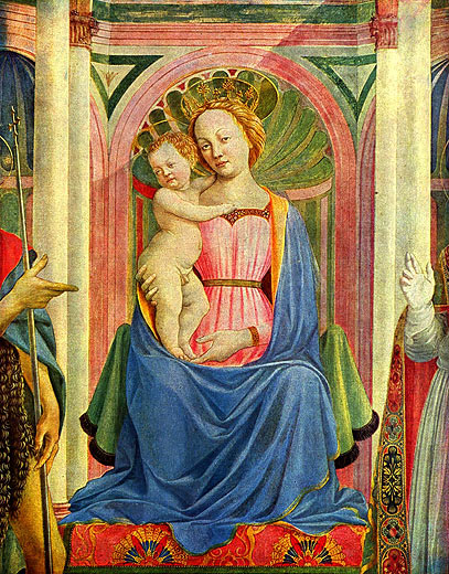 Marienaltar aus S. Lucia  dei Magnoli in Florenz (Ausschnitt)