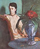 Die Frau mit der Vase (Mlle. E. Musson)