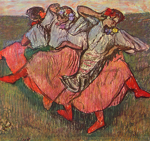 Drei russische Tänzerinnen