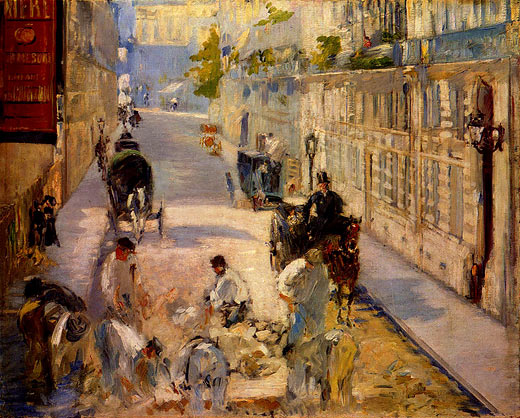 Straßenarbeiter, rue de Berne