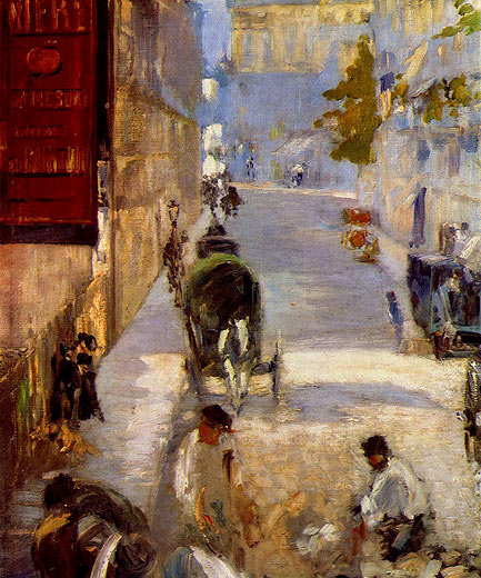 Straßenarbeiter, rue de Berne (Ausschnitt)