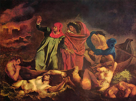 Dante und Vergil in der Hölle