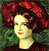 Mary mit rotem Hut