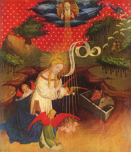 Thomas-Altar: Die Verehrung des Kindes durch Maria