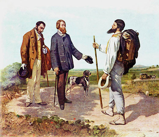Die Begegnung (Bonjour, Monsieur Courbet)