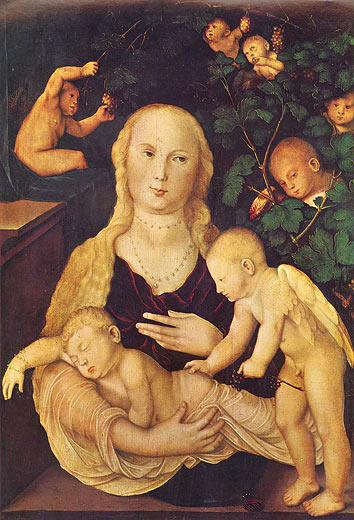 Maria in der Weinlaube