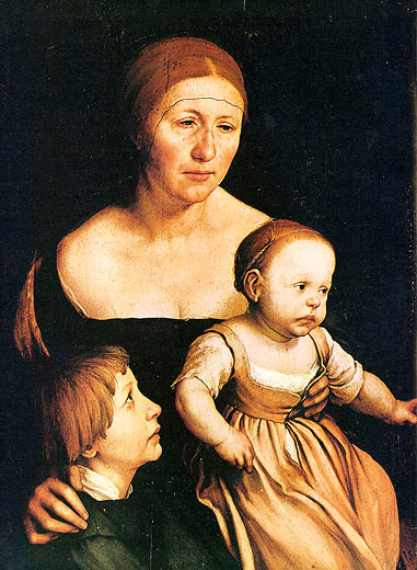 Holbeins Frau mit den beiden älteren Kindern