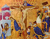 Das Martyrium des Hl. Dionysius mit Christus am Kreuz