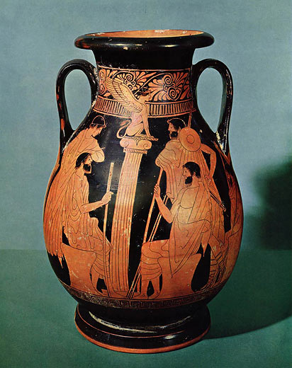 Ödipus und die Sphinx (Pelike IV 3728)