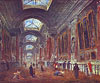 Einrichtungsplan für die große Gemäldegalerie des Louvre-Zentralmuseums (Ausschnitt)