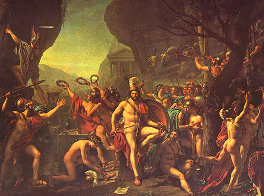 Leonidas an den Thermopylen