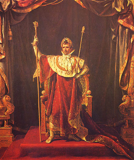 Napoleon im kaiserlichen Gewande