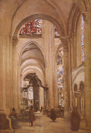 Inneres der Kathedrale von Sens