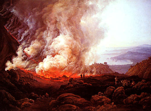 Ausbruch des Vesuvs