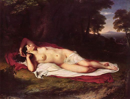 Die schlafende Ariadne auf Naxos