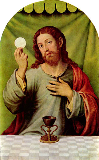 Christus mit der Eucharistie